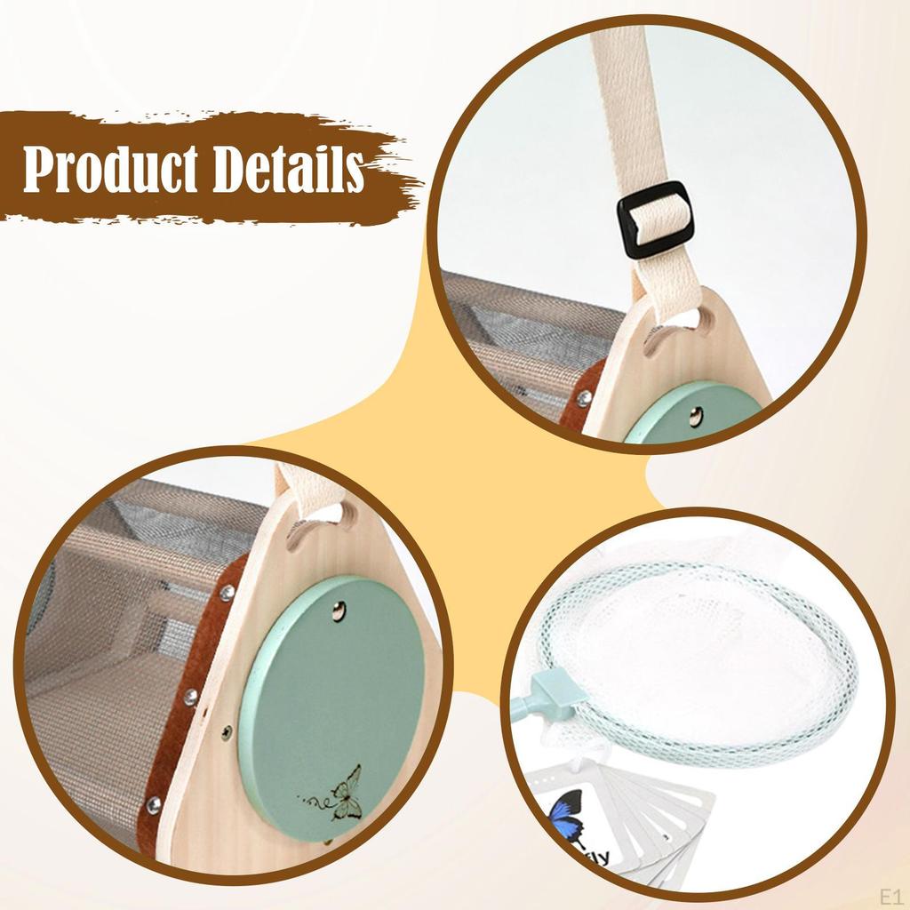 Explorer Kit Exploration Set Camping for Children Butterfly Net Science Toy Collecting Case Catcher