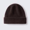 % Pure Cashmere Hat Autumn and Winter Thickened Classic Versatile Knitted Wool Headgear, Ear Protection and Thermal Hat
