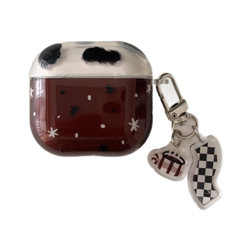 Ins Korean Smudged Stars Airpodspro1 Protective Cover New 1st Generation Earphone Cover 1/1st Generation Cute Pendant