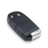 Car Key Shell For Chrysler Jeep Compass Renegade Cherokee Smart Remote Key Fob Case 2/3/4/5 Button Emergency Insert Blade