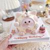 Eye Catching Automatic Rotating Dessert Showcase Double Layer Swing Tray Machine