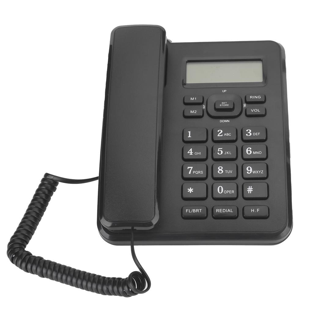 KXT6001CID Fixed Telephone Home Wired Landline Business Office Corded Desk Phone ABS