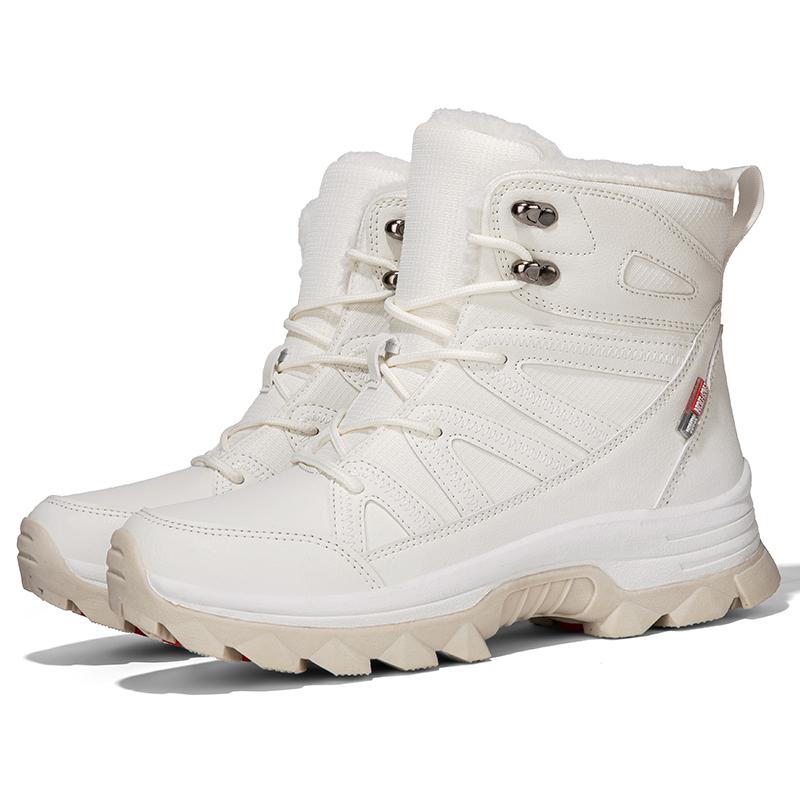 36-45Herren Winter Baumwollschuhe High-Top Plus Samt Warm Damenstiefel Rutschfest Abriebfest Schneestiefel