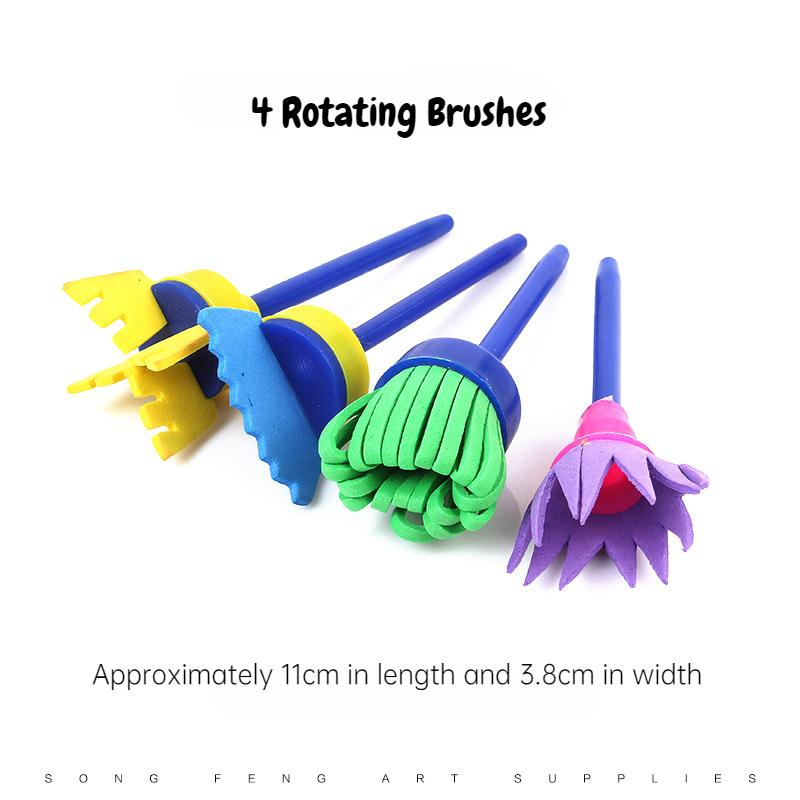 36 Piece Set of Kindergarten Painting Tools DIY Children's Graffiti Wall Painting Tools Children's Early Education Anti Fouling Painting Clothes