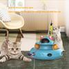 New Design USB Charging Electric Laser Interactive Feather Tail Pet Cat Toy