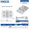 Thickened Stainless Steel Small Hinge for Folding Cabinet, Window, or Wooden Box with Lotus Leaf Design.