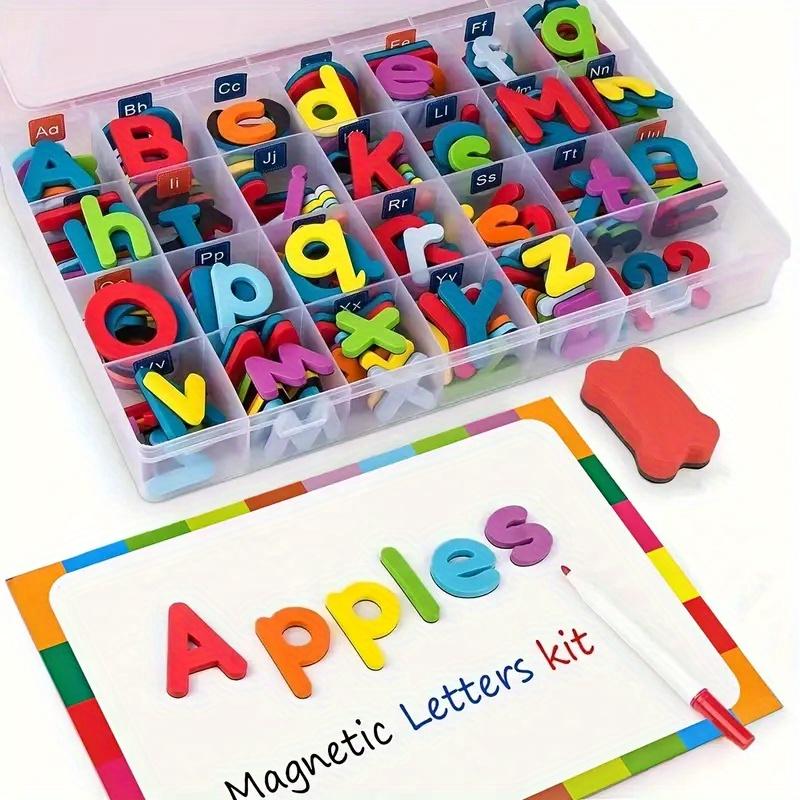 208pcs Magnetic Spelling Set Teaching Tool, Helpful for Teaching and Intellectual Development, Language Learning Teaching Aids