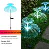 Jellyfish Solar Balcony Light: Seven-Color LED Fiber Optic Courtyard Glow