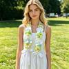 Elegant Style Satin Flower Shawl Artificial Flowers Flower Lei New Floral Sash  Wedding