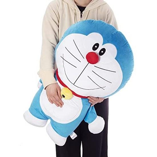 MORIPiLO Body Pillow Doraemon (L Size) Approximately 70cm Skin-friendly Micro Fabric Goods Plush Toy Nap 43x70x25cm Blue Character Morishita