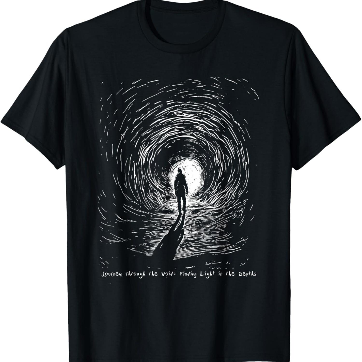 Grunge Shirt Journey Through The Void T-Shirt S чёрный