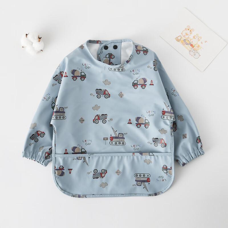 Children s Waterproof Long-Sleeved Feeding Bib