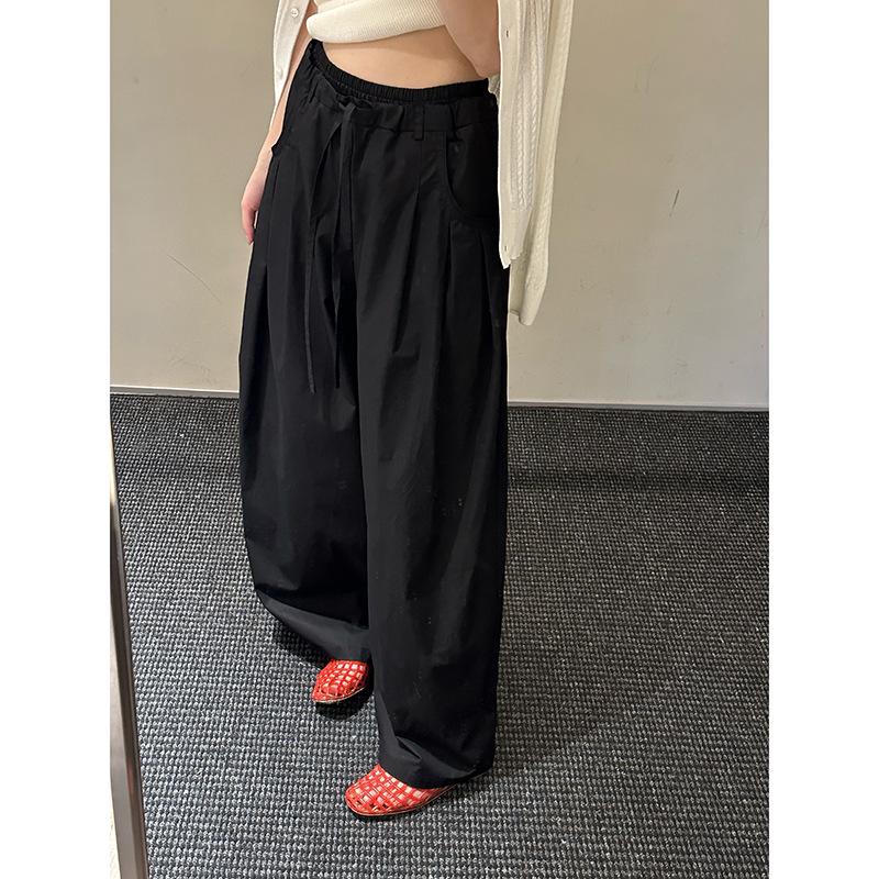 MMC DITION Women s High-Waisted Wide-Leg Tulip Pants - Spring & Summer Casual Wear Medium