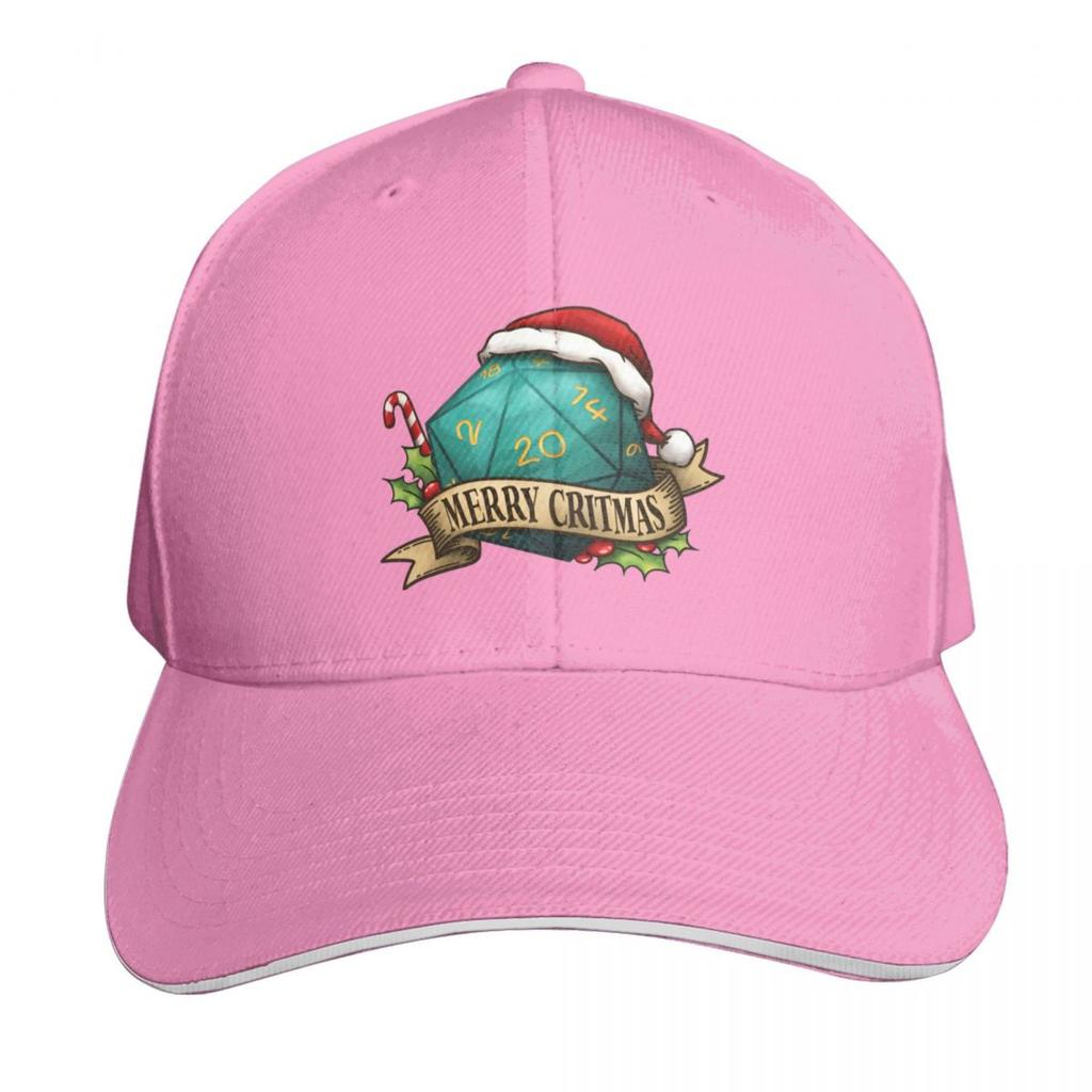 D Merry Critmas Dice Baseball Cap hats for Unisex Beach F funny hat Designer Unisex Womens