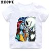 Halloween Town Pumpkin King Jack Skellington Print Kids T-Shirts Funny Girls Clothes Baby Boys T shirt Summer Children Tops