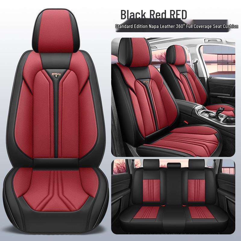 Luxury Universal All-Season Full Leather Car Seat Cushion