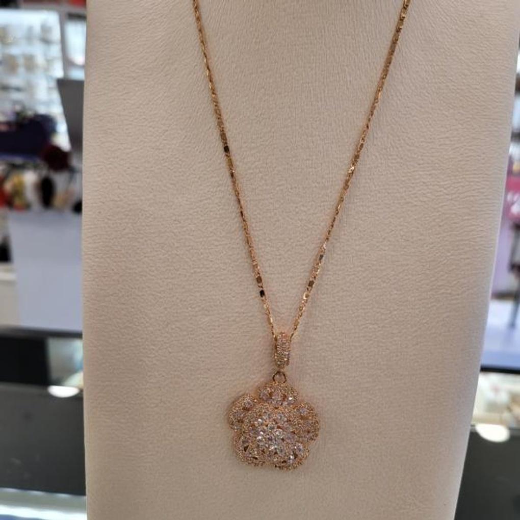 Atria Snowflake Rose N Necklace JTONEFR0031PKF
