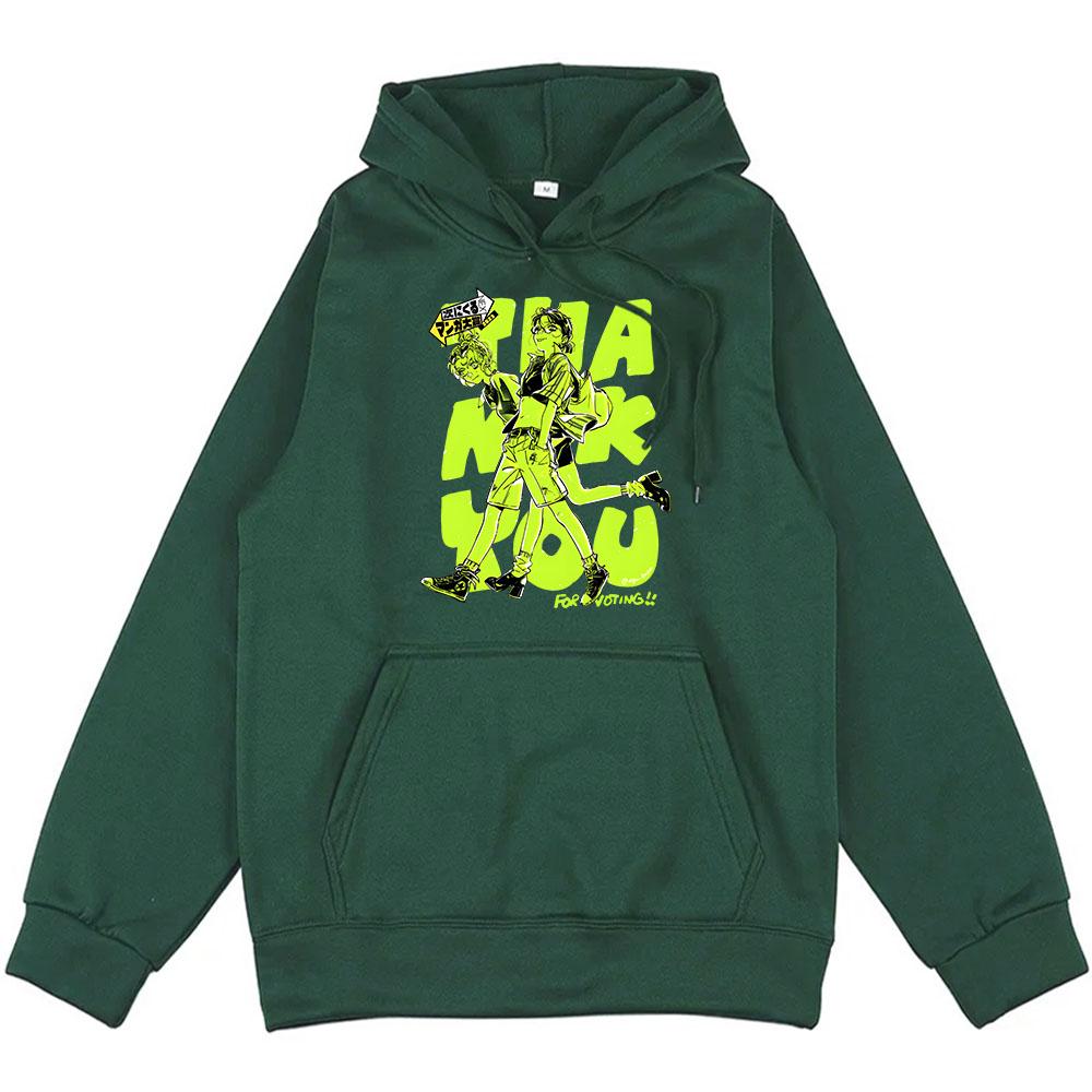 Manga Graphic Hoodies She Wasn't A Guy Comic Printing Pullovers The Guy She Was Interested in Wasn't A Guy At Sweatshirts