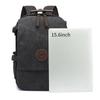 Vintage Flip-Top Canvas Backpack