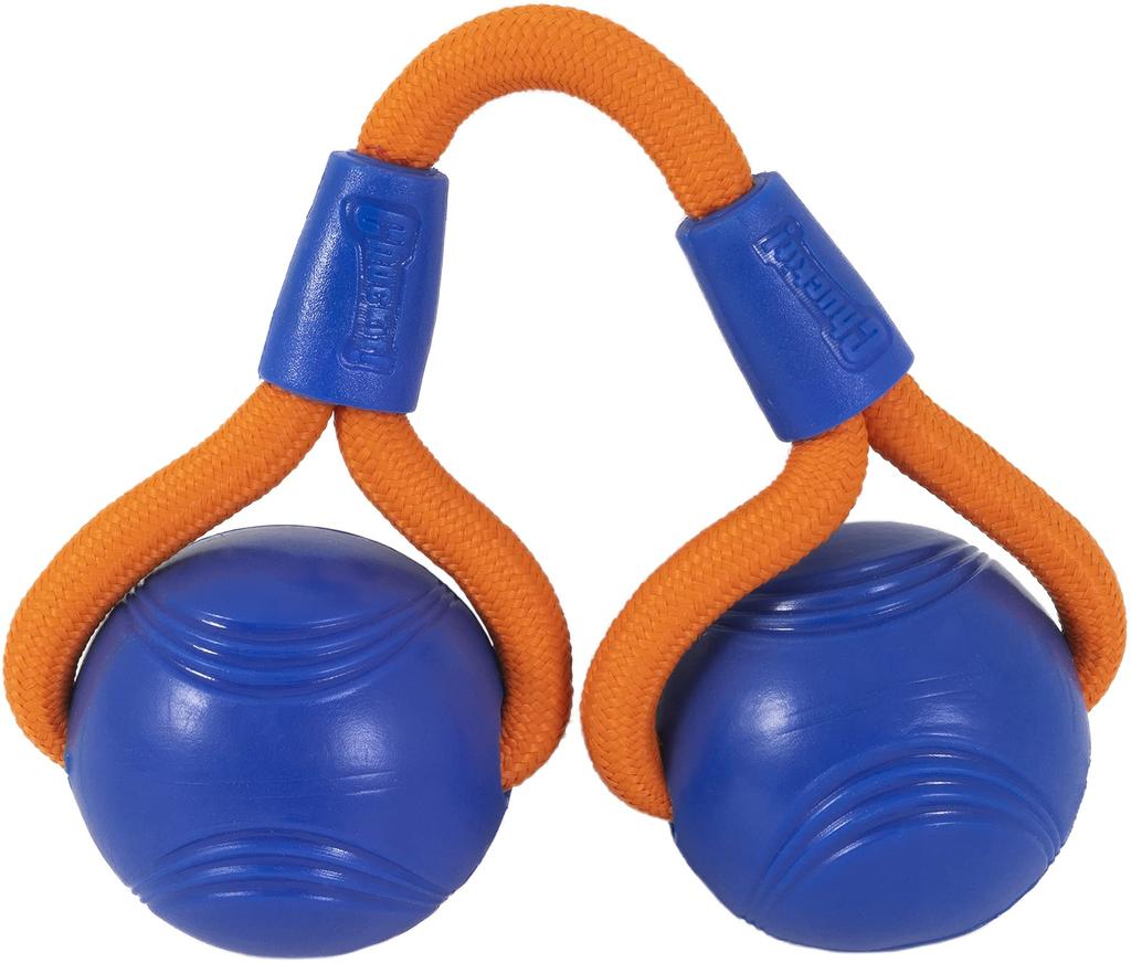 Crunch Ball Dog Tag Chuckit! Toy, Medium, Duo,