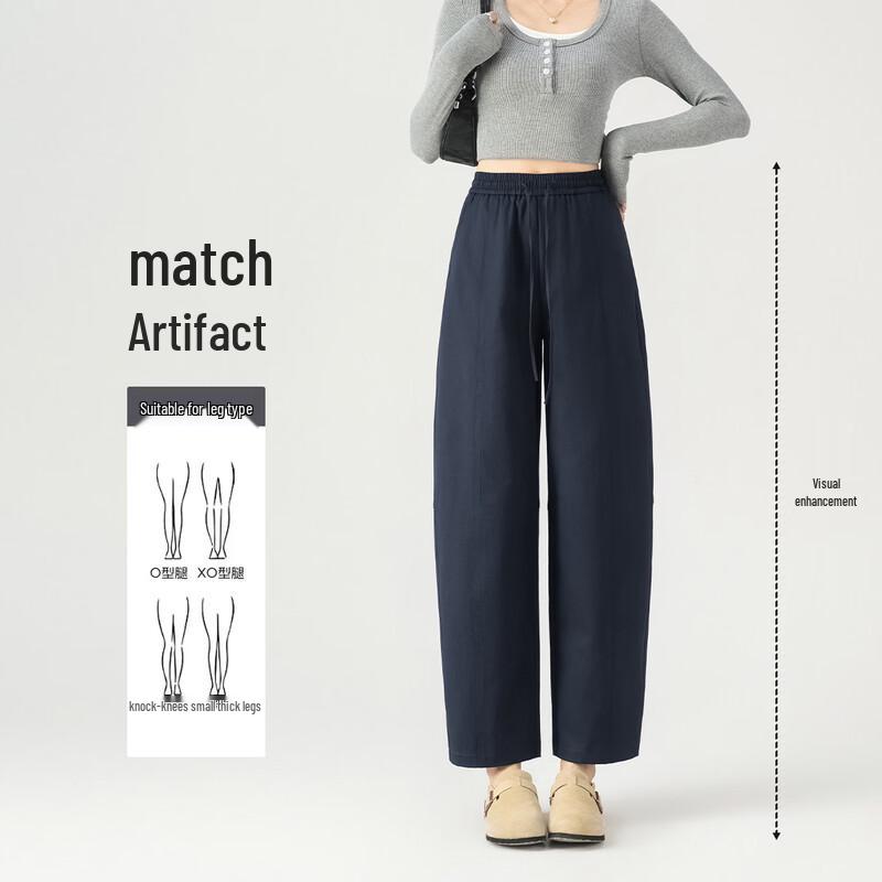 Women's Relaxed Fit Cropped Harem Pants