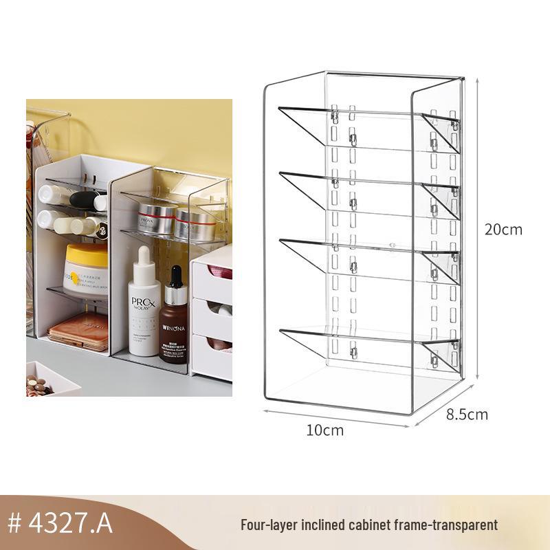 Simple Transparent Action Figure Display Shelf - Stackable Layers