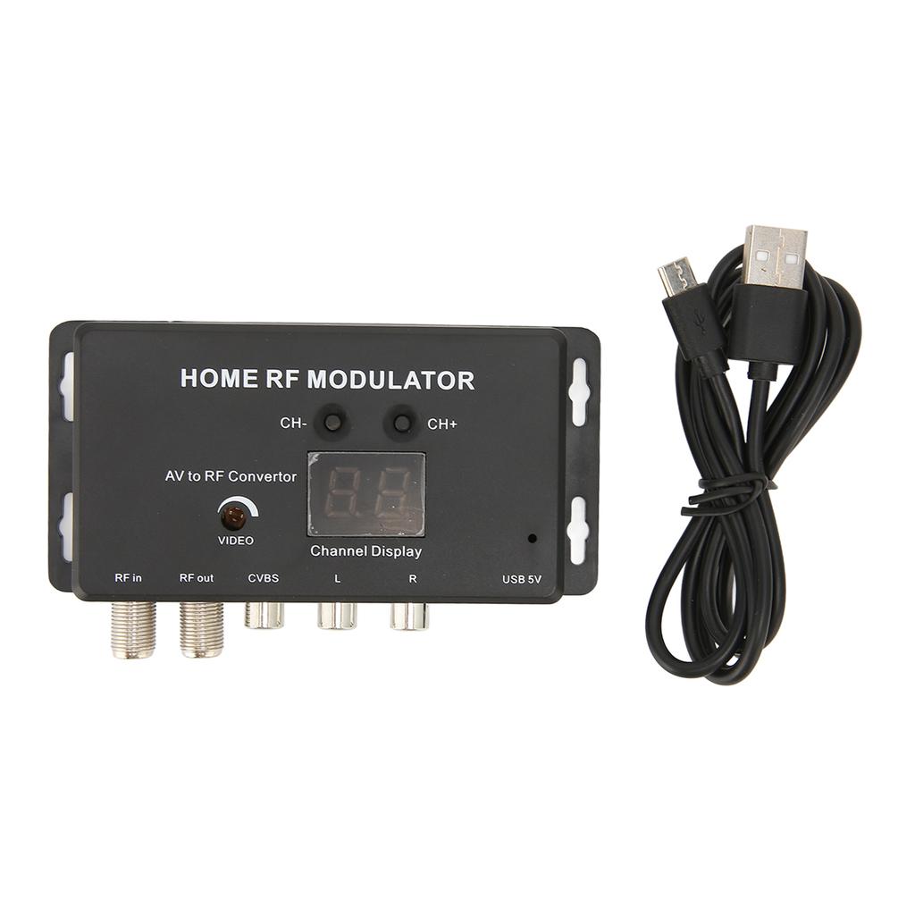 M70RV TV Link Modulator Support PALNTSC Professional AV To RF Converter for AV Source Set Top Boxes