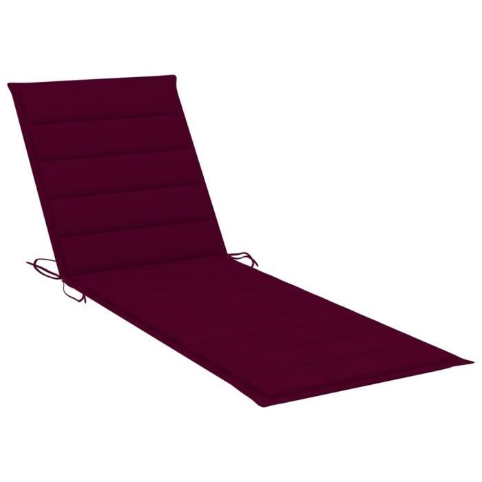 VidaXL Garden Lounge Chair with Table and Cushion Impregnated Pine