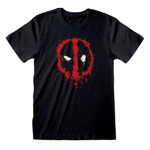 Deadpool Unisex Adult Splat T-Shirt