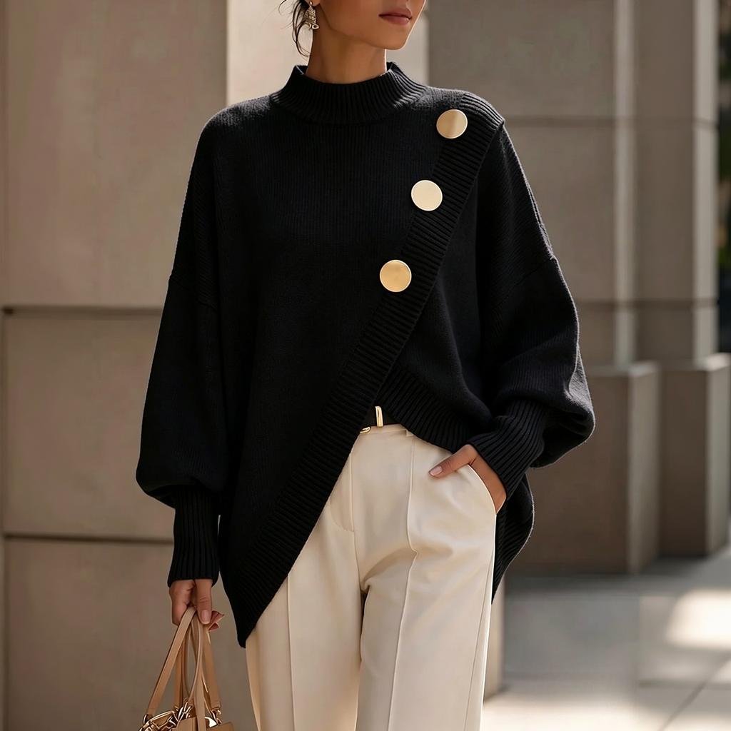 Women's Long Sleeve Pullover Sweater for Casual Everyday Wear