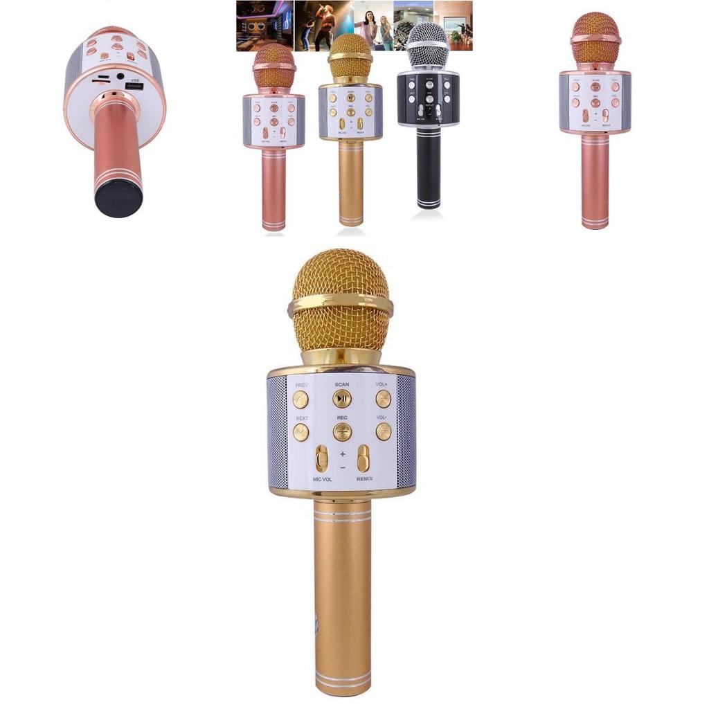 Wireless Bluetooth Microphone Handheld Ktv Mini Portable Speaker Usb Playerfor Home Parties And Events