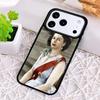 Funda de Teléfono Suave Reina Isabel II de Inglaterra para iPhone 17 Air 16 15 11 12 14 13 Pro Max Cubierta a Prueba de Golpes
