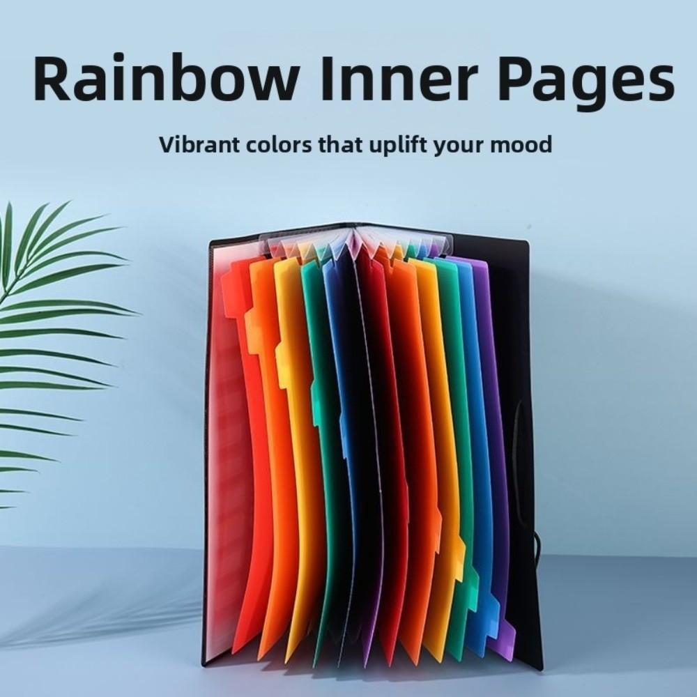 Large-capacity A4 Partition Folder with 12 Pockets Portable Documents Organizer  Coupon