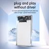 Transparent 2.5 SATA to USB 2.0 3.0 Type-C 3.1 Adapter Enclosure External Hard Drive Case and Bag HDD Caddy Box