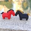1/2Pcs Geometric Horse Keychain 3D Printed Horse Key Ring Hanging Decoration Bag Purse Charm Chinese Year of Horse New Year Gift