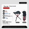 Portable Outdoor Telescopic Folding Camping Chair - Stainless Steel Fishing Stool
