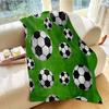 A Football Printed Blanket, Warm And Comfortable, Soft And Fluffy, Perfect As a Gift for Both Men And Women