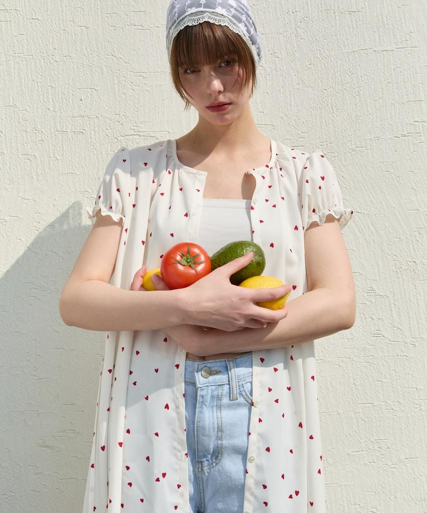 Wioi Love Shirt Dress_Heart