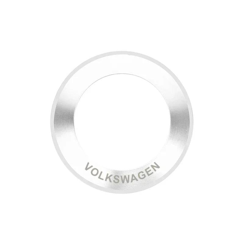 Hijk1 ·Car Aluminium Alloy Steering Wheel Logo Circle Trim Sticker For Volkswagen VW Golf Polo Jetta CADDY Tiguan Passat Accessories