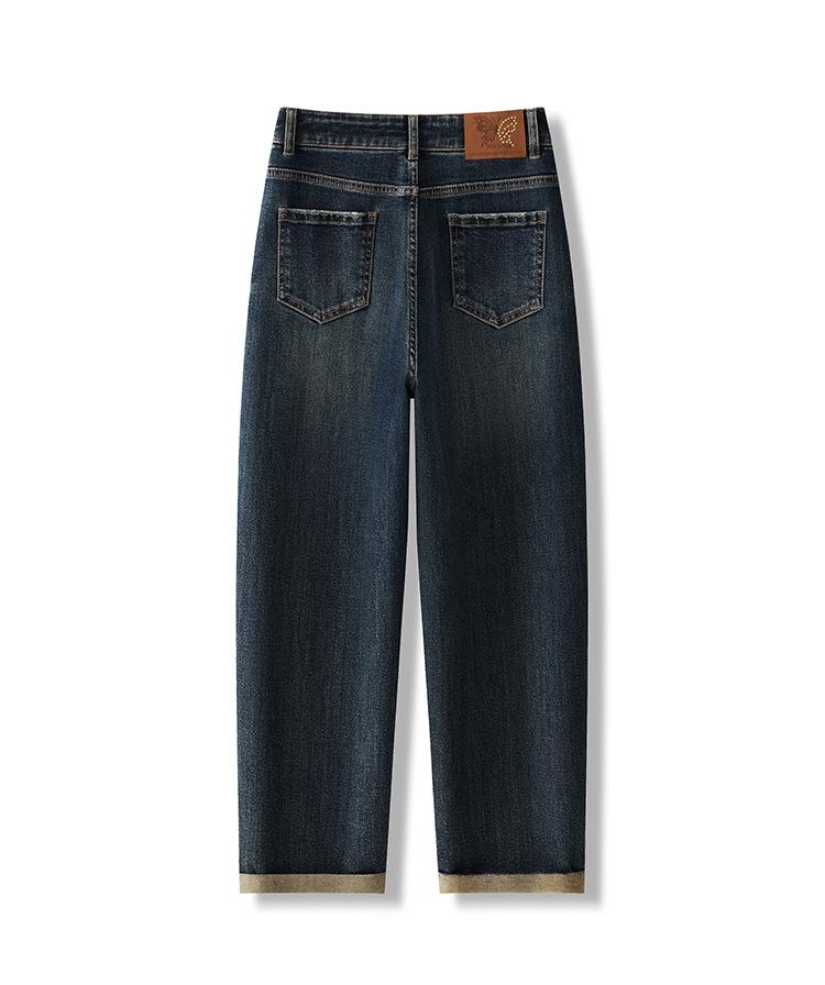 Women's High-Waisted Slimming Harem Jeans - Versatile, Loose-Fit Casual Pants