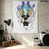 Land Lustrous Wall Tapestry Aesthetic Wall Hanging Printed Fabric Blanket Decorative Tapestries For Bedroom Living Room Home Decor
