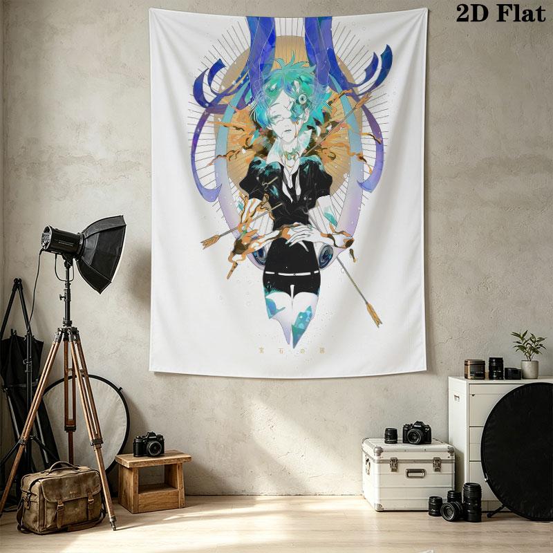 Land Lustrous Wall Tapestry Aesthetic Wall Hanging Printed Fabric Blanket Decorative Tapestries For Bedroom Living Room Home Decor