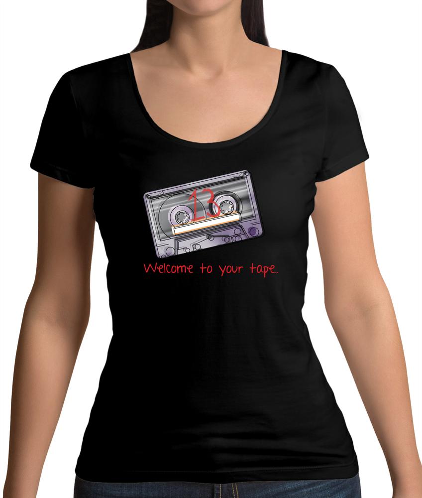 Das ist deine Kassette Damen Rundhals T-shirt 13 Reason Film Serie Tonband XXXL