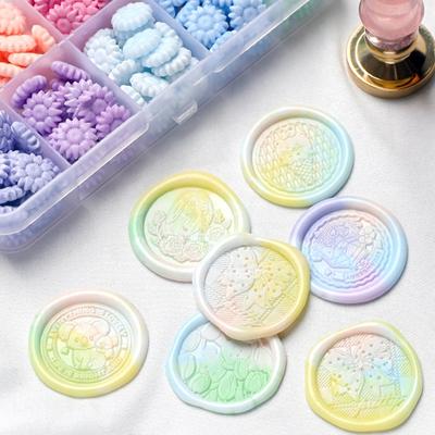 Cartoon Wachssiegel Ersatzkopf 11 Designs Rund/Quadratisch/Rechteckig für DIY Scrapbooking Kartenherstellung Umschlagversiegelung
