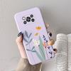 Case For Poco X3 Pro Pocox3 X 3 NFC Cute Heart Flower Back Cover Soft Silicone Matte Protective Funda For Xiaomi Poco X3 Pro Bag
