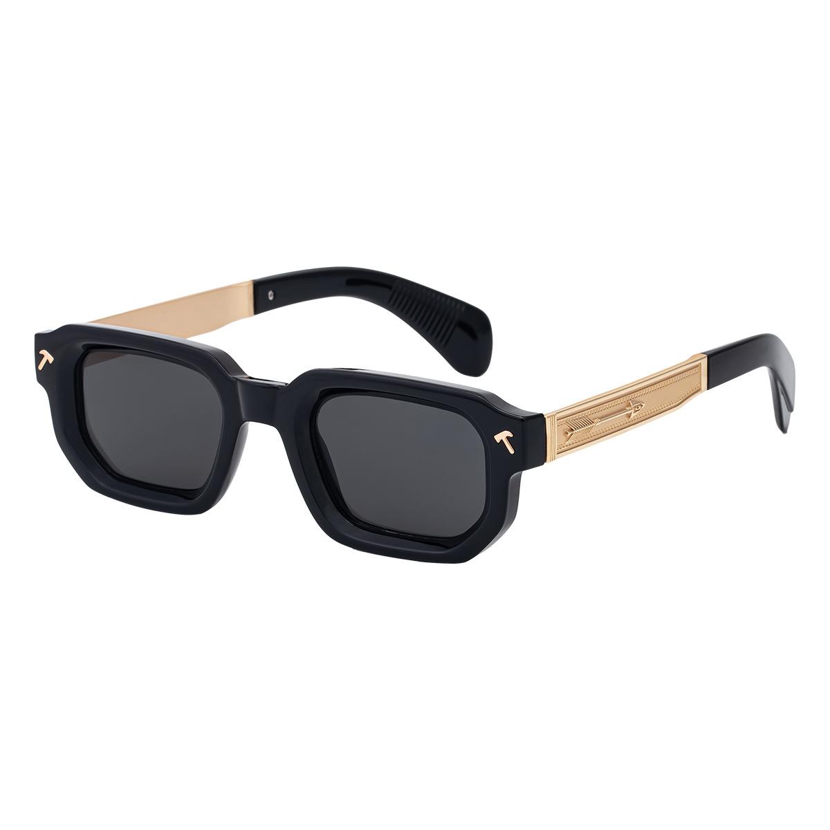 

JYL TS Men s Small Square Polarized - Retro Trendy Sun-Protective ZS-98358P c-4352 колір індиго барвника