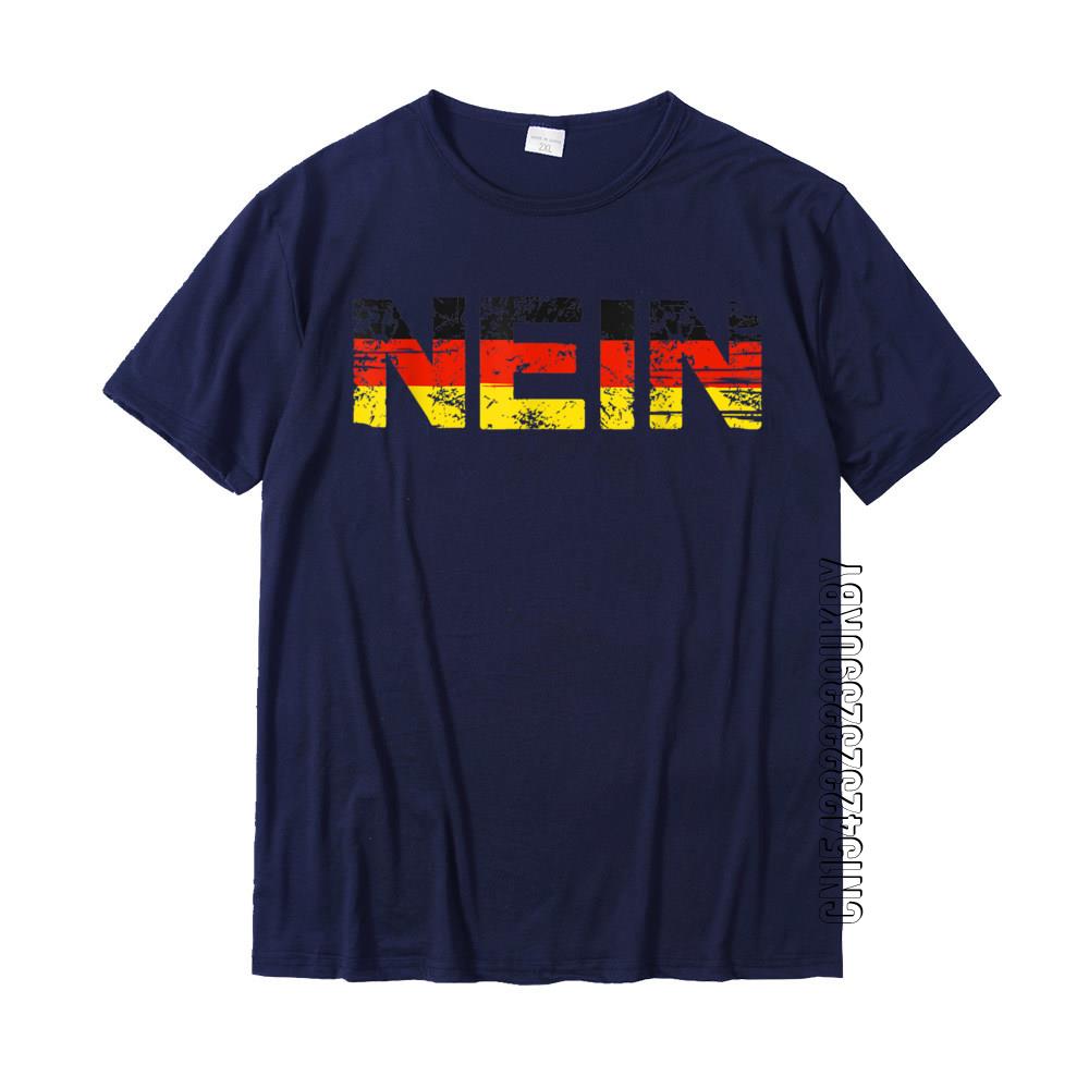 Germany Nein Funny German Oktoberfest Apparel T-Shirt Cosie Casual Tops Shirts Classic Cotton Men Top T-Shirts