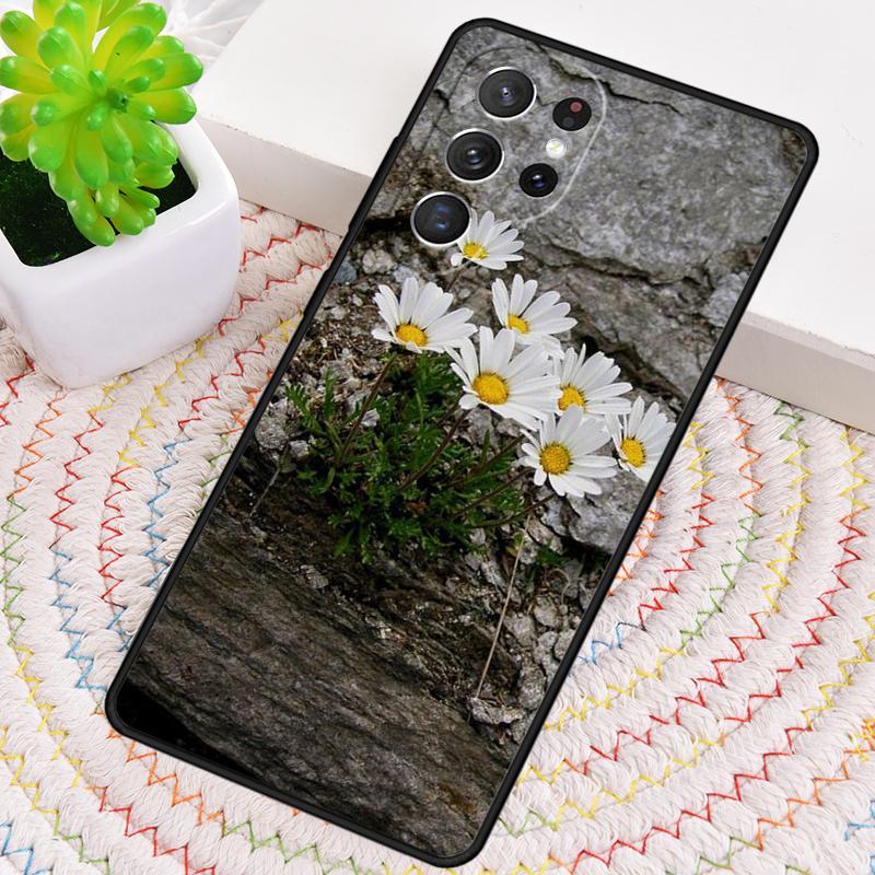 Daisy Flower soft Phone Case for Samsung Galaxy note 10 pro S26 Ultra S23 S24 FE S25 S21 S22 PLUS shockproof Cove