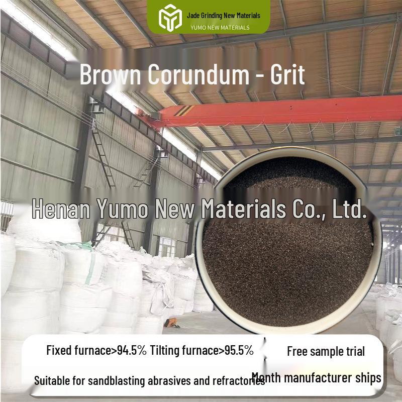 

High-Quality 46 Mesh Brown Corundum Grit for Rust and Oxide Scale Removal (Wet/Dry Use) 24# Brown Corundum Grit