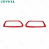 For Jeep Cherokee - Bright Red Car Rear Fog light Decor Frame Trim 2PCS